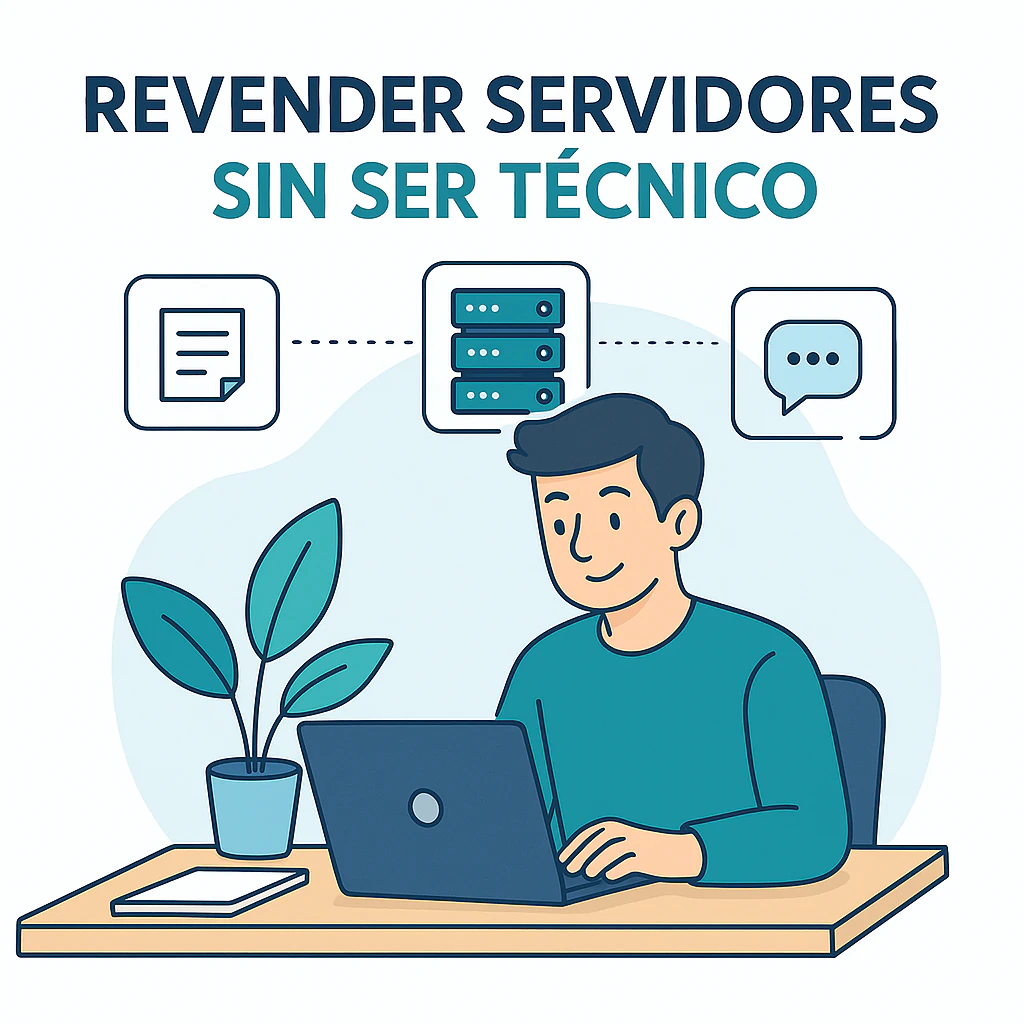 revende servidores sin ser técnico