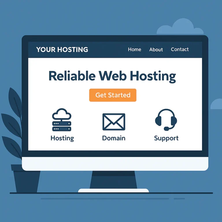 sitio web profesional para hosting white label