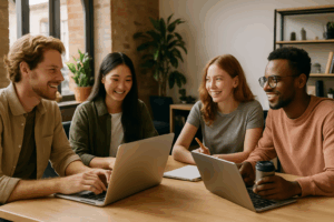 Freelancers en coworking