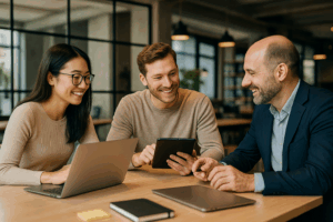 resellers compartiendo ideas