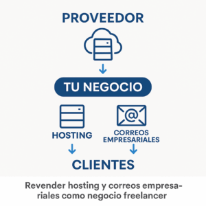 Revender hosting y correos empresariales como negocio freelancer