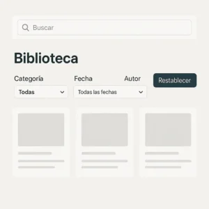 Biblioteca de casos por industria