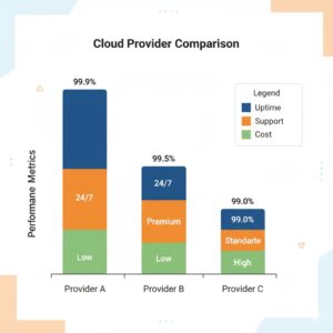 Comparación de proveedores de cloud para revendedores